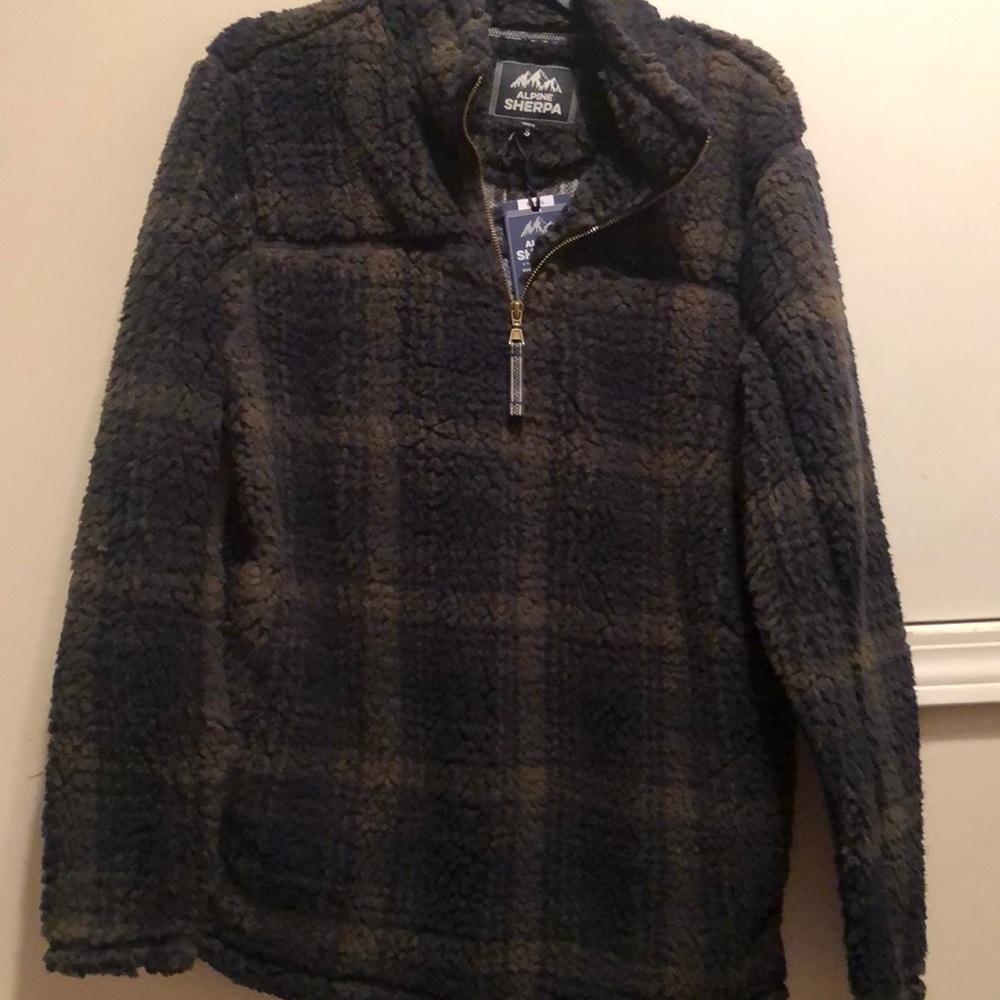 Alpine Sherpa pullover jacket